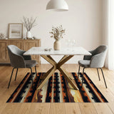 Southwestern Desert Sunset Volcano Rug