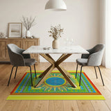 Radiant Sun Heritage Tribal Area Rug