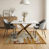 Savanna Deer and Birds Area Rug