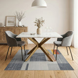 Geometric Modern Modern Geometric Multi-Color Area Rug