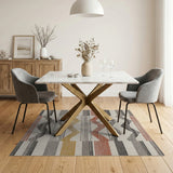 Multi-color and Patterns Multi-Color Zigzag Geometric Southwestern Rug