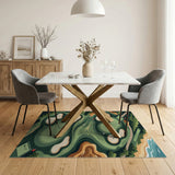 Coastal Golf Course Area Rug