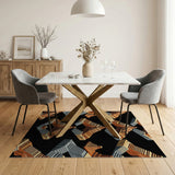 Isometric Pyramid Staircase Area Rug