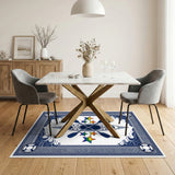 Rainbow Kayak Coastal Area Rug
