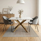 Beige Grid Fade Abstract Area Rug