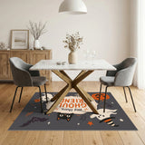 Ghoul Friends Halloween Area Rug