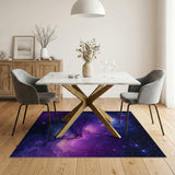 Cosmic Multi-color and Patterns Cosmic Nebula Galaxy Area Rug