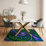 Cosmic Swirl Galaxy Area Rug