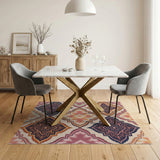 Intricate Multi-Color Persian Medallion Area Rug