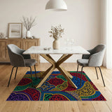 Vibrant Persian Archway Area Rug