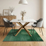 Geometric Modern Green Green Geometric Block Area Rug