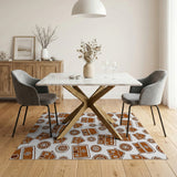 Whimsical Gingerbread Houses Cookies Rug