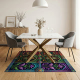 Opulent Multi-Color Persian Floral Area Rug