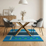 Pixel Highway Road Area Rug
