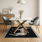Geometric Antelope Area Rug