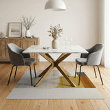 Multi-color and Patterns Abstract Geometric Block Area Rug