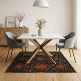 Antique Moroccan Trellis Area Rug
