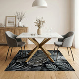 Prowling Tiger Urban Jungle Area Rug