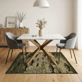 Trout Stream Swimming Area Rug