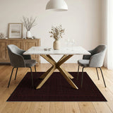 Deep Red Traditional Persian Area Rug
