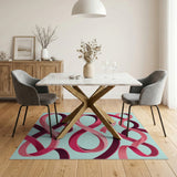 Infinity Ribbon Loop Area Rug