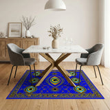 Mystic Evil Eye Blue Area Rug
