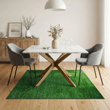 Lush Green Faux Grass Area Rug