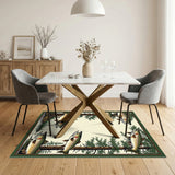 Leaping Trout Forest Area Rug