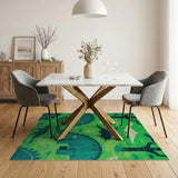Kids Cartoon Dinosaur Jungle Area Rug