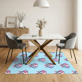 Multi-color and Patterns Rainbow Puppy Kids Cartoon Area Rug