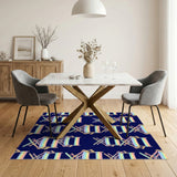 Rainbow Chair Washable Area Rug