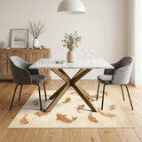 Koi Fish Brown Area Rug