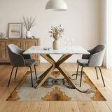 Majestic Deer Antler Southwestern Rug