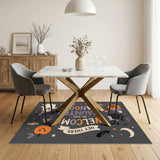 Halloween Haunted Hangout Kids Cartoon Area Rug