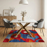 Vibrant Multi-Color Geometric No. 5 Area Rug