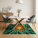 Cosmic Starburst Area Rug