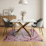 Pink Cherry Blossom Area Rug