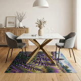 Purple Heather Meadow Area Rug