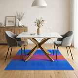 Multi-color and Patterns Vibrant Multi-Color Grid Geometric Area Rug