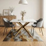 Misty Peaks Abstract Area Rug