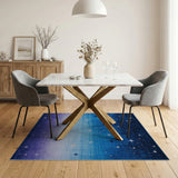 Starry Night Sky Ombre Area Rug