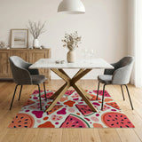 Playful Watermelon Slices Area Rug