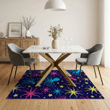 Whimsical Octopus Starfish Area Rug