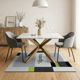 Howdy Dy. Geometric Modern Area Rug