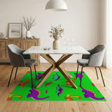 Kids Cartoon Playful Cartoon Dinosaur Kids Area Rug