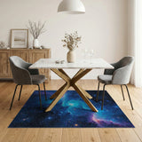 Cosmic Nebula Vortex Area Rug