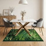 Lush Forest Stream Area Rug