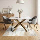 Soft Neutral Cloud Washable Area Rug