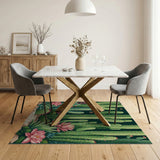 Vibrant Desert Cactus Oasis Area Rug