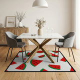Watermelon Slice Scatter Area Rug